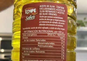 ¿Cómo diferenciar en un supermercado, el Aceite de Oliva recomendado para la salud? Tipologías, variedades y proceso de elaboración de los distintos tipos: Aceite de Oliva, Aceite de Oliva Virgen y Aceite de Oliva Virgen Extra. Beneficios para la salud. Cocina de gran calidad y saludable con AOVE. Zumo de Aceitunas.