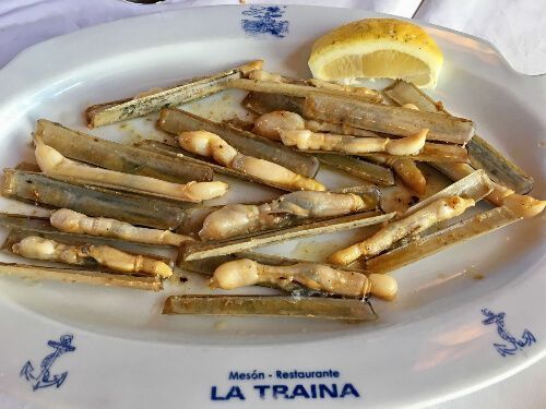 la-traina-navajas-lo mejor de cantabria gastronomía