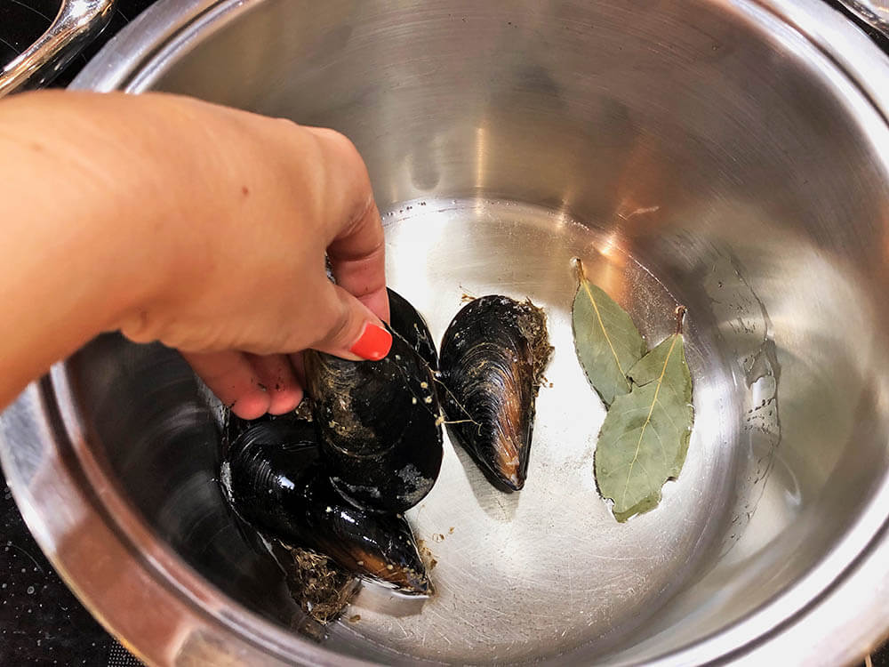 Receta-Mejillones-Escabeche-Elaboración