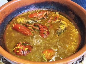 Valencia-Gastronomía-La-Alquería-de-la-Mar-Arroz-con-Bogavante