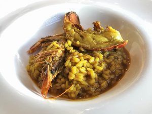 Valencia-Gastronomía-La-Alquería-de-la-Mar-Plato-Arroz-con-Bogavante