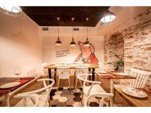 La Porcinería Local Lagasca 103 2restaurante La Porcinería Madrid 300x225