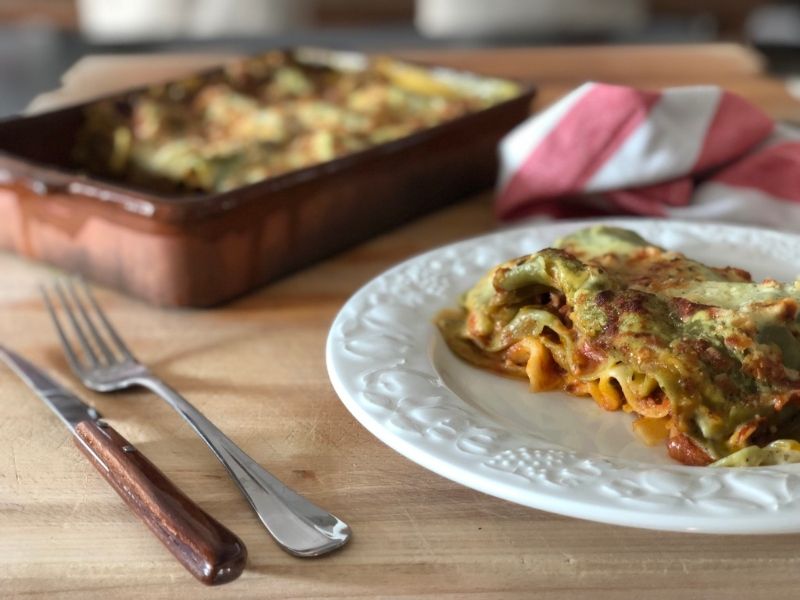 lasaña carne casera