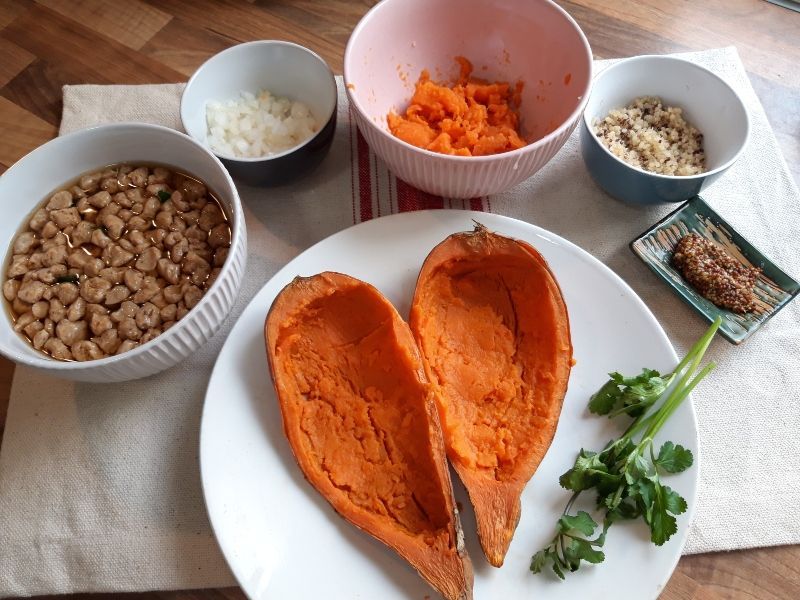 batata rellena elaboración
