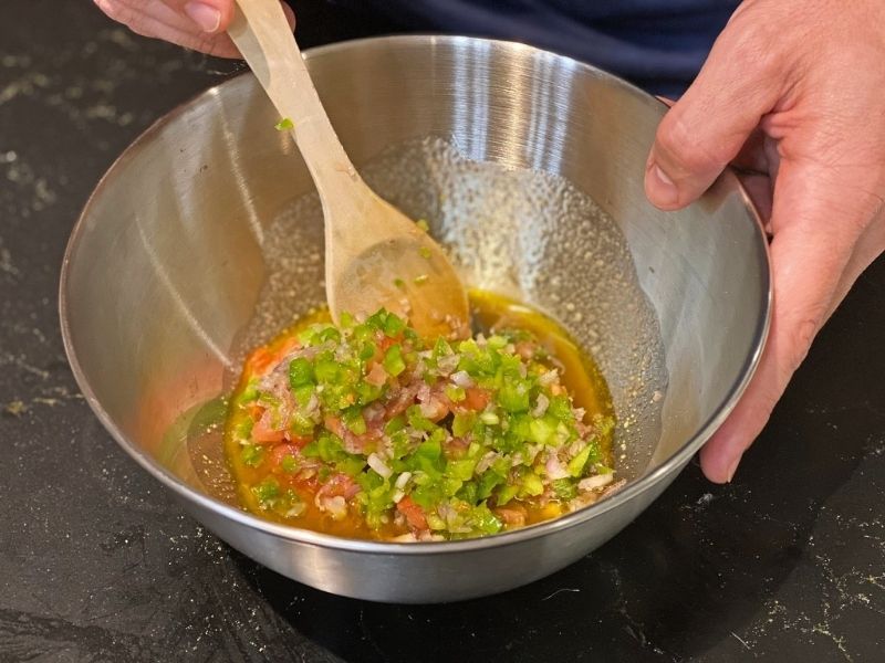 Recetas de Espárragos Blancos Frescos vinagreta