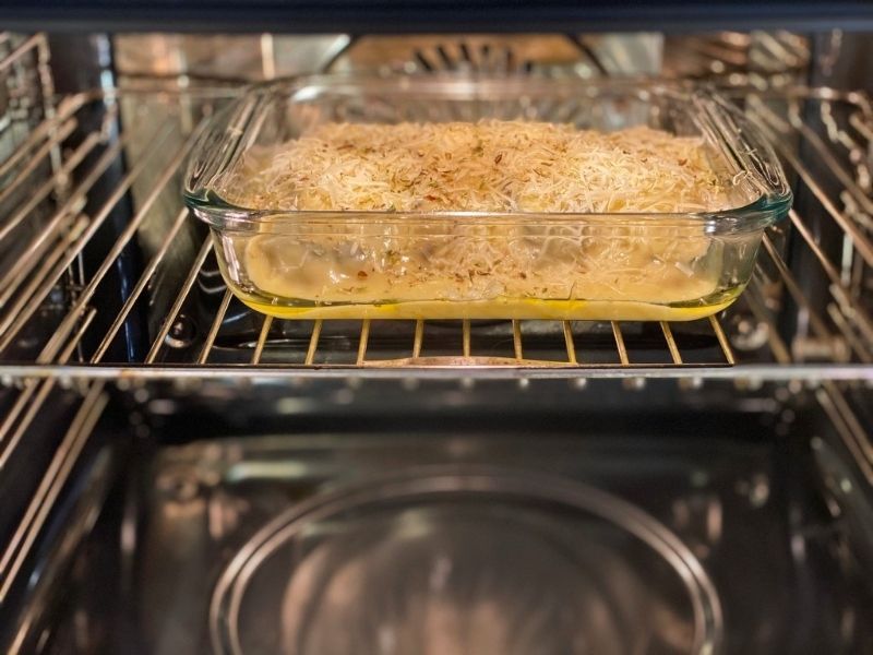 lasaña de verduras gratinada
