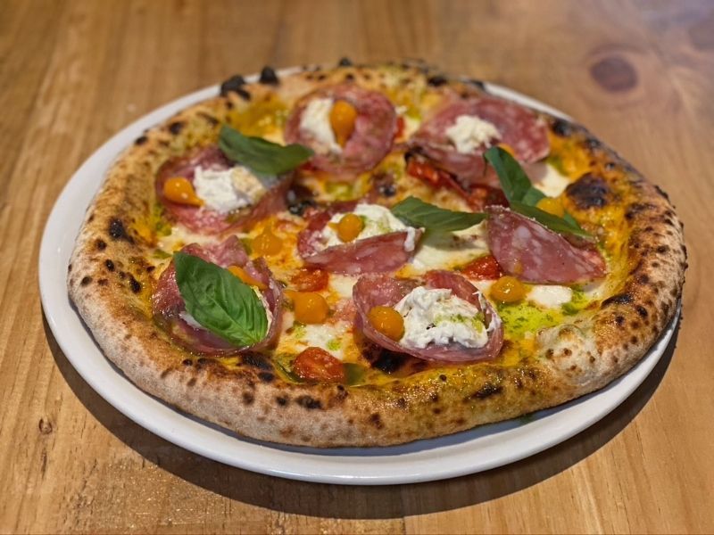 lettera pizzería moderna comida domicilio Madrid