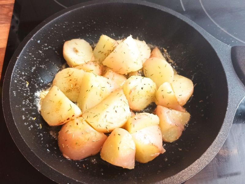 patatas guarnición presa ibérica