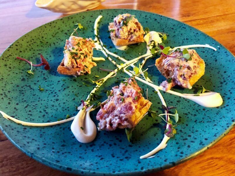 RESTAURANTES CADIZ BREÑA steak tartar