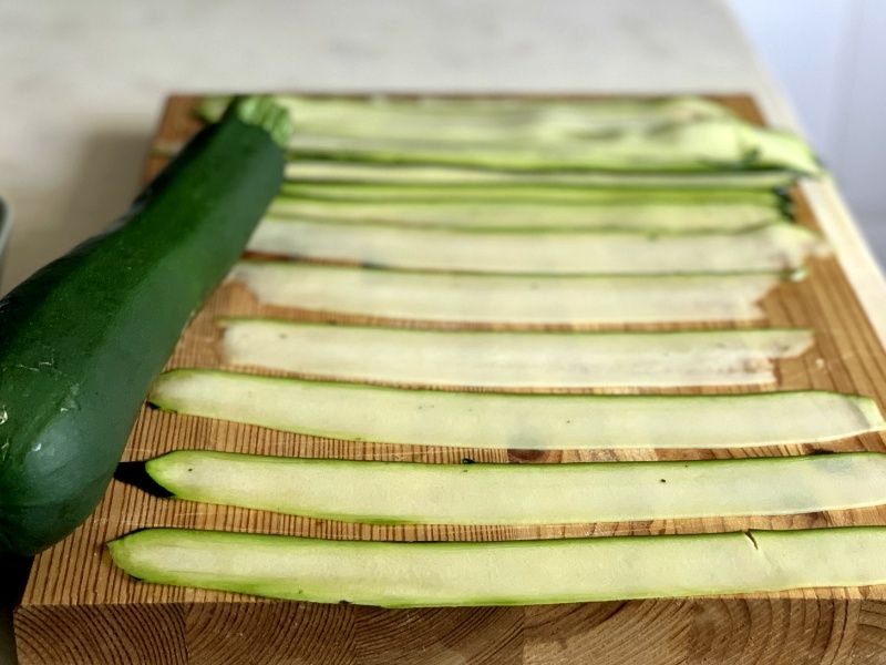 Receta de lasaña de calabacín