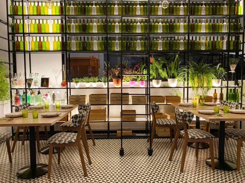 salón del restaurante cañitas Casas Ibáñez