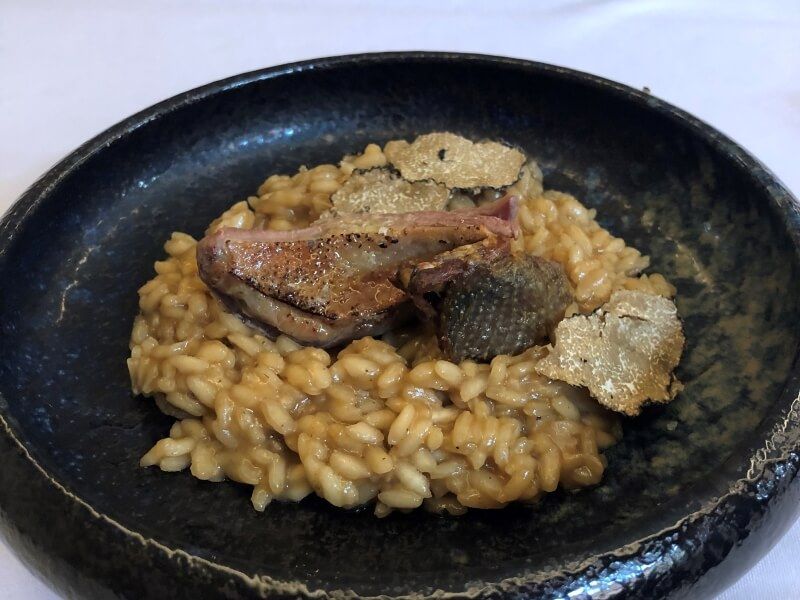 GASTRONOMIA CANTABRIA La Cartería arroz pichón setas