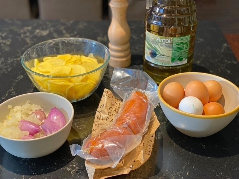 ingredientes tortilla de patata