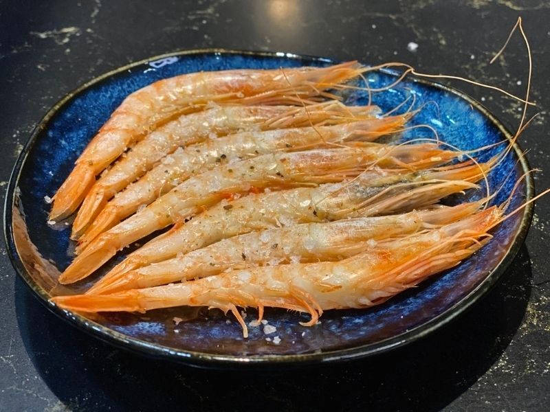 gambas y zamburiñas