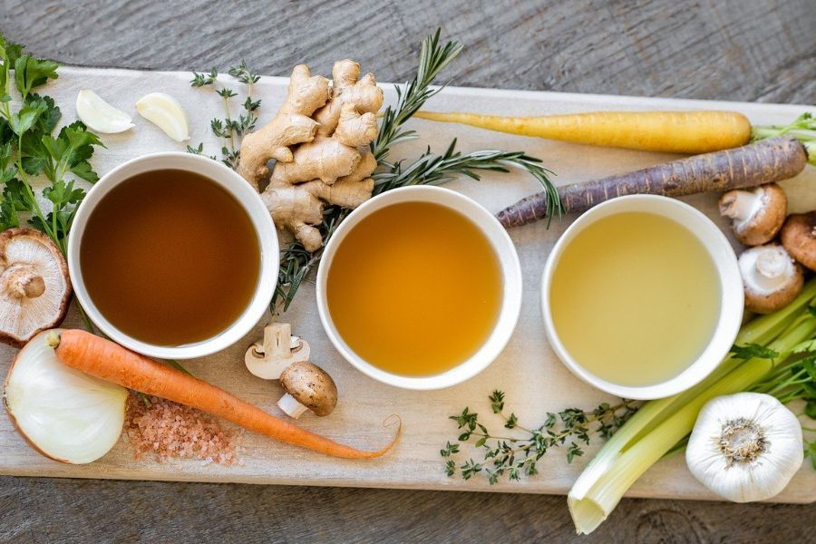 caldo beneficios alimentación cíclica