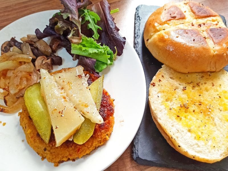 hamburguesa de garbanzos-elaboración 5