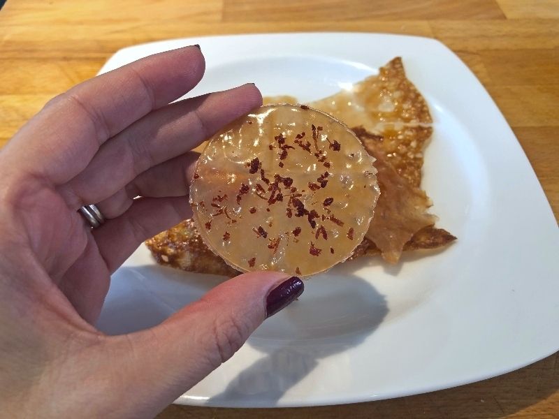 tartar de secreto ibérico galleta ibérica