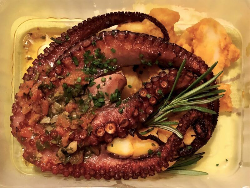 ARZABAL pulpo - comida española a domicilio en madrid