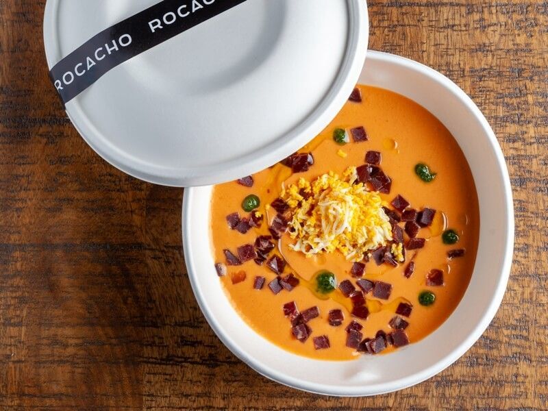 ROCACHO salmorejo - comida española a domicilio madrid