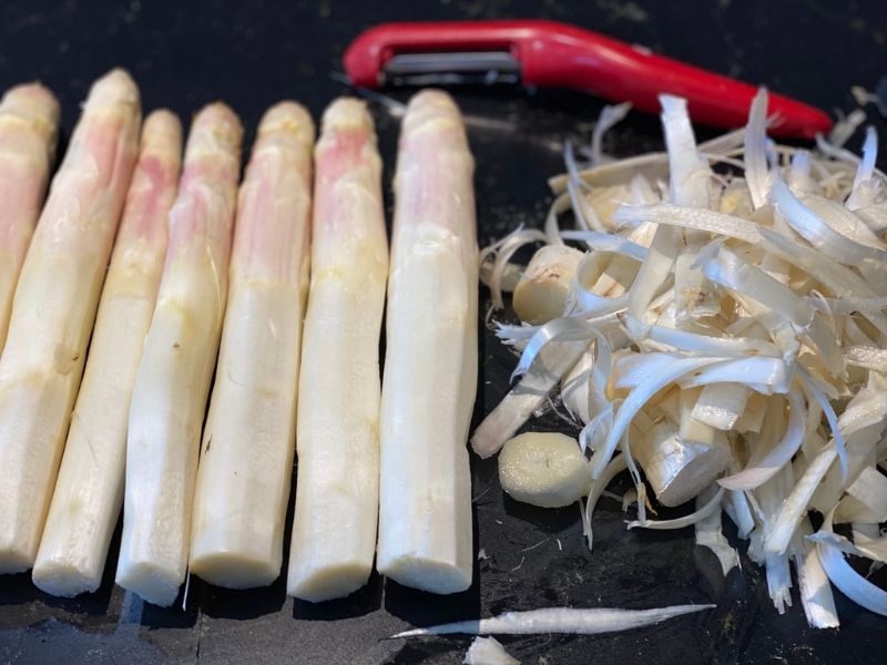 recetas espárragos blancos
