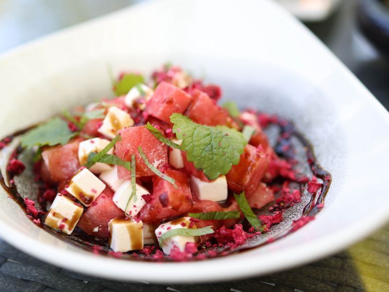 receta de ensalada de sandía