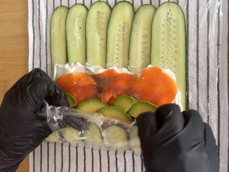 ingredientes roll de pepino