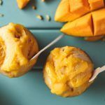 Receta casera de helado de mango receta helado de mango