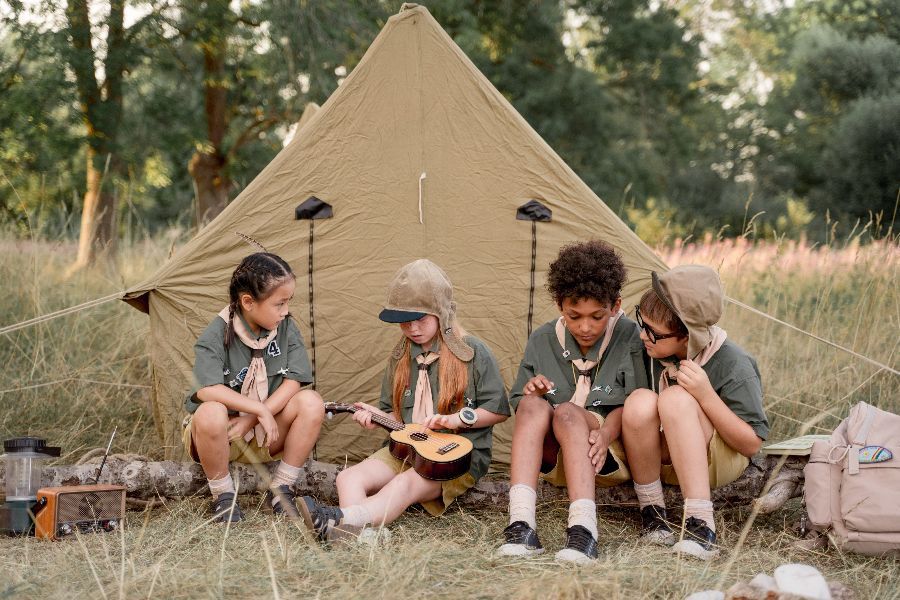 Camping viajar con ninos