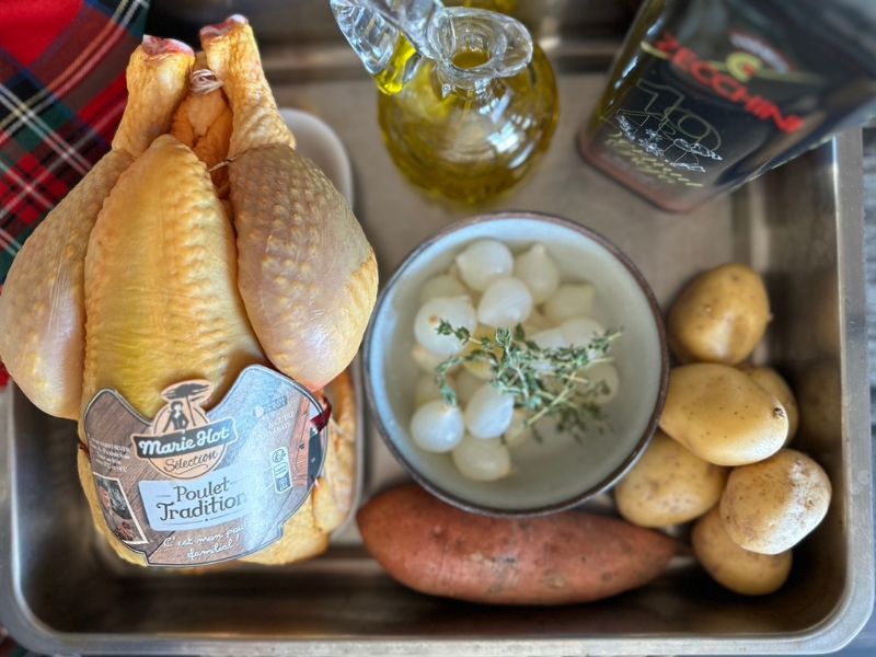 Ingredientes pollo al vermut