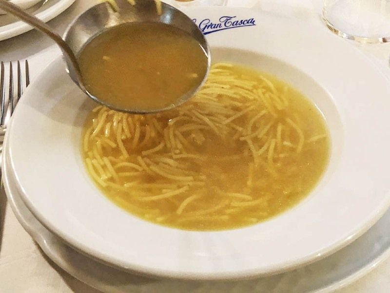 MEJOR COCIDO MADRILEÑO - GRAN TASCA sopa