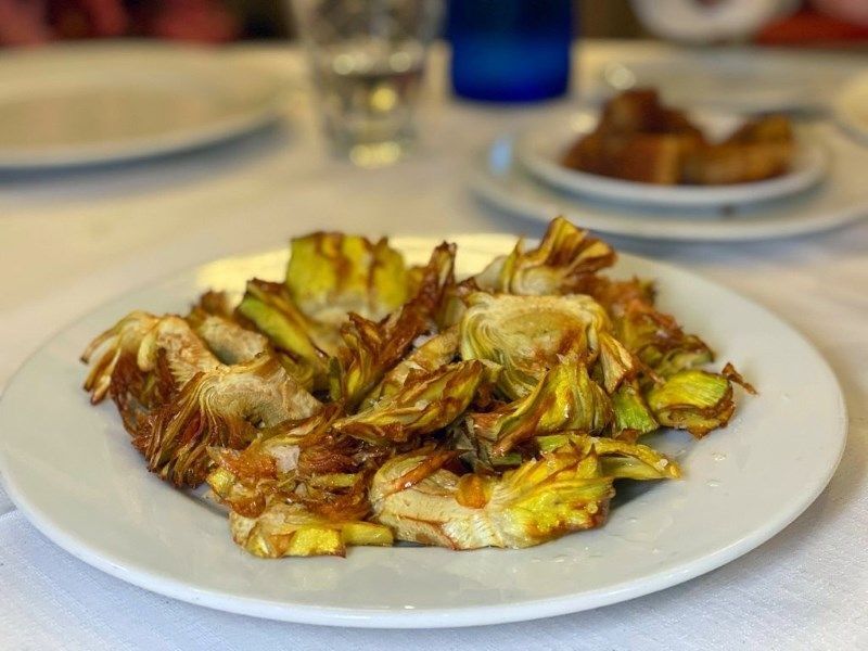 RESTAURANTE PONZANO alcachofas