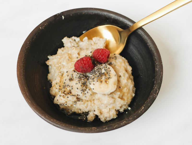 Bowl de avena y platano