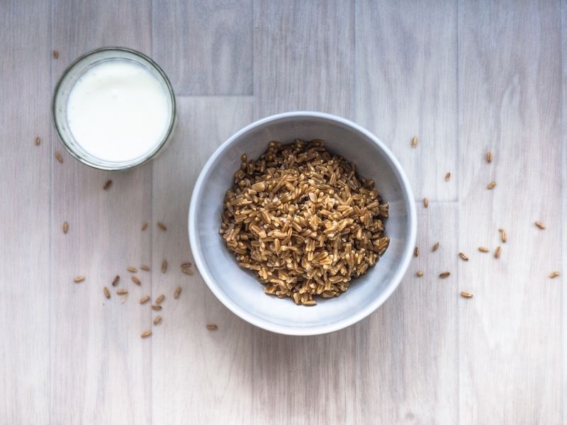 Bowl de porridge de quinoa