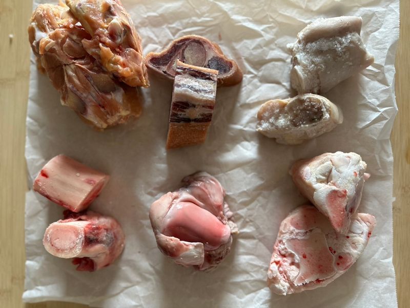 Ingredientes caldo de huesos