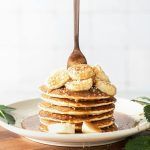 Receta casera de panqueques de avena y plátano panqueques de avena y plátano