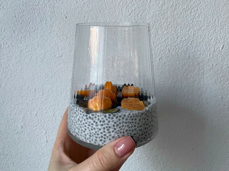 Receta de pudin de chia