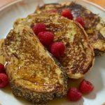 Receta casera de tostadas francesas con ricotta y miel french toast