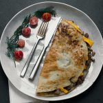 Receta casera de tortilla de champiñones y queso tortilla de champiñones y queso