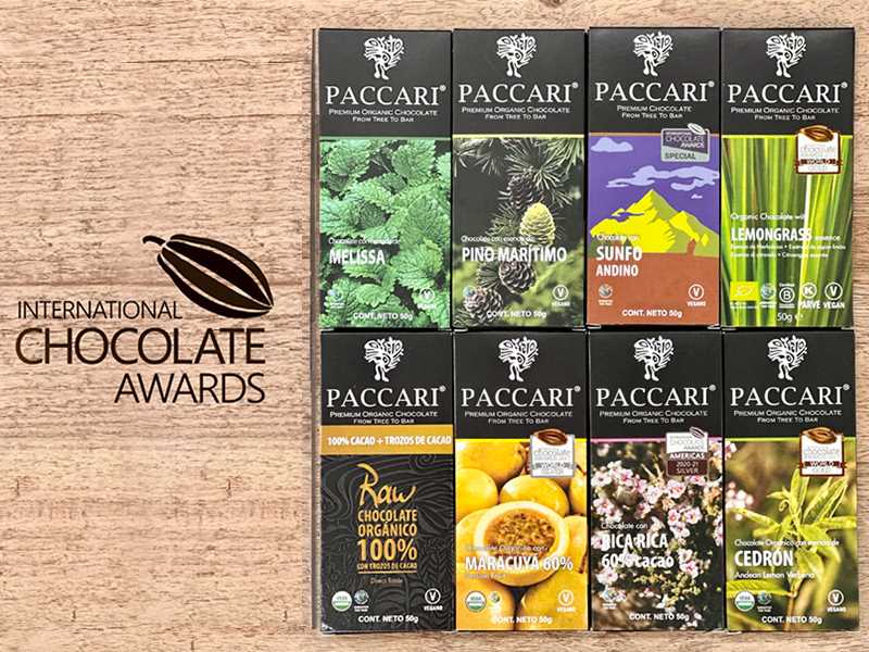 CHOCOLATE PACCARI premios