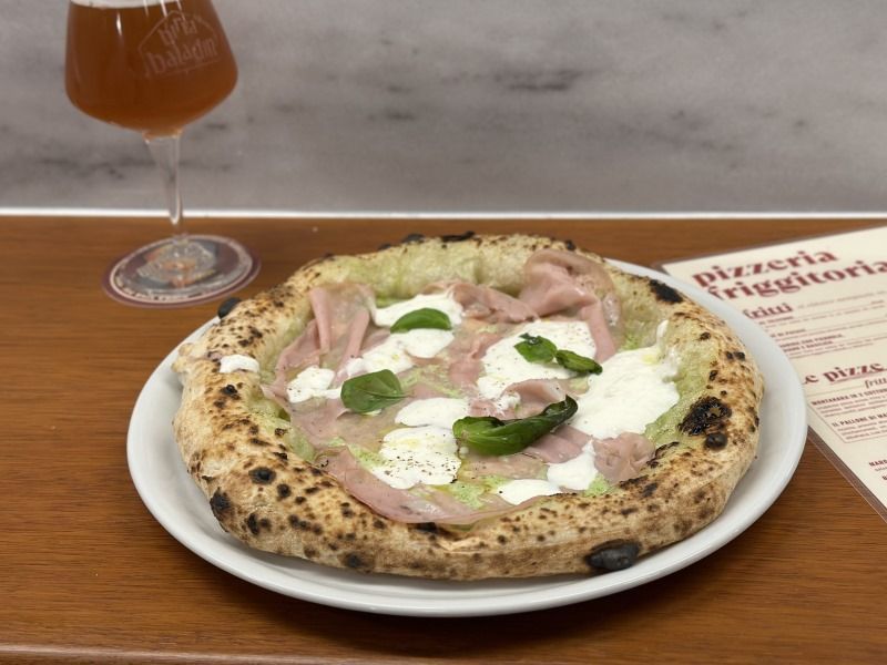 LA MEJOR PIZZA DE MADRID - FRIGGITORIA fratelli figuratto mortadella burrata
