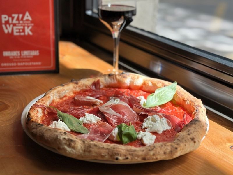 LA MEJOR PIZZA DE MADRID - GROSSO NAPOLETANO nostra terra margheritta
