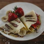 Receta casera de crepes de trigo sarraceno con frutas crepes fresa