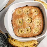 Receta casera de pan de plátano saludable pan de plátano (portada)