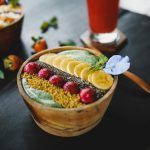 Receta casera de smoothie bowl de açai y fresa smoothie bowl açai
