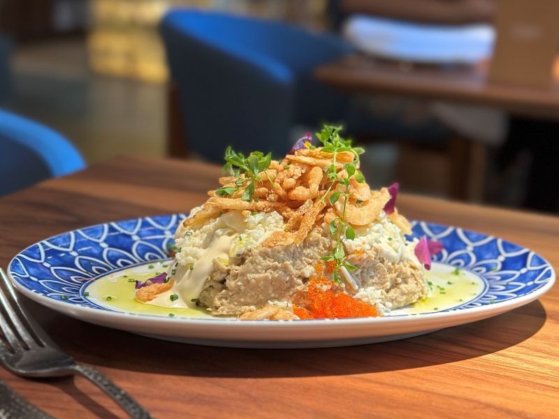 LAS MEJORES ENSALADILLAS DE MADRID- BARRA ALTA gamba cristal