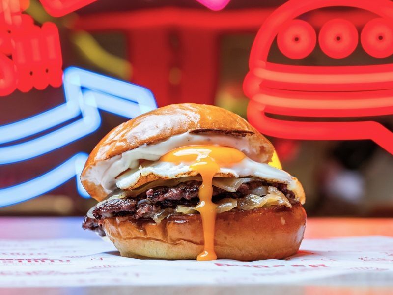 MEJORES HAMBURGUESAS DE MADRID - DISTRITO BURGER Egg Truffle