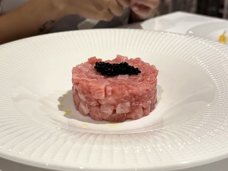 ingrediente tartar de atún RESTAURANTE EL CAMPERO - tartar ventresca atun rojo almadraba