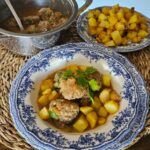 Receta gourmet de albóndigas en salsa jardinera albondigas-ela-abuela