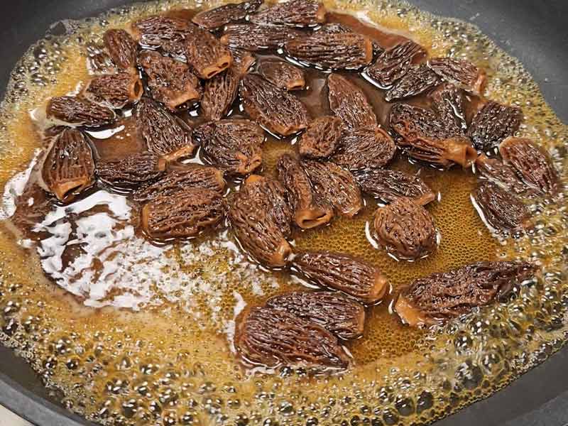 ingrediente colmenillas con foie Colmenillas con foie