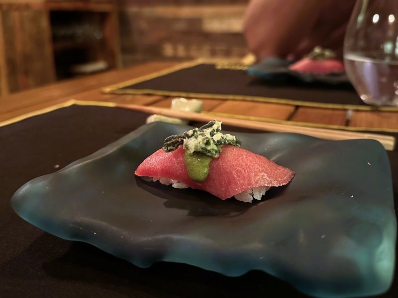 RESTAURANTE YUGO THE BUNKER - nigiri atun otoro